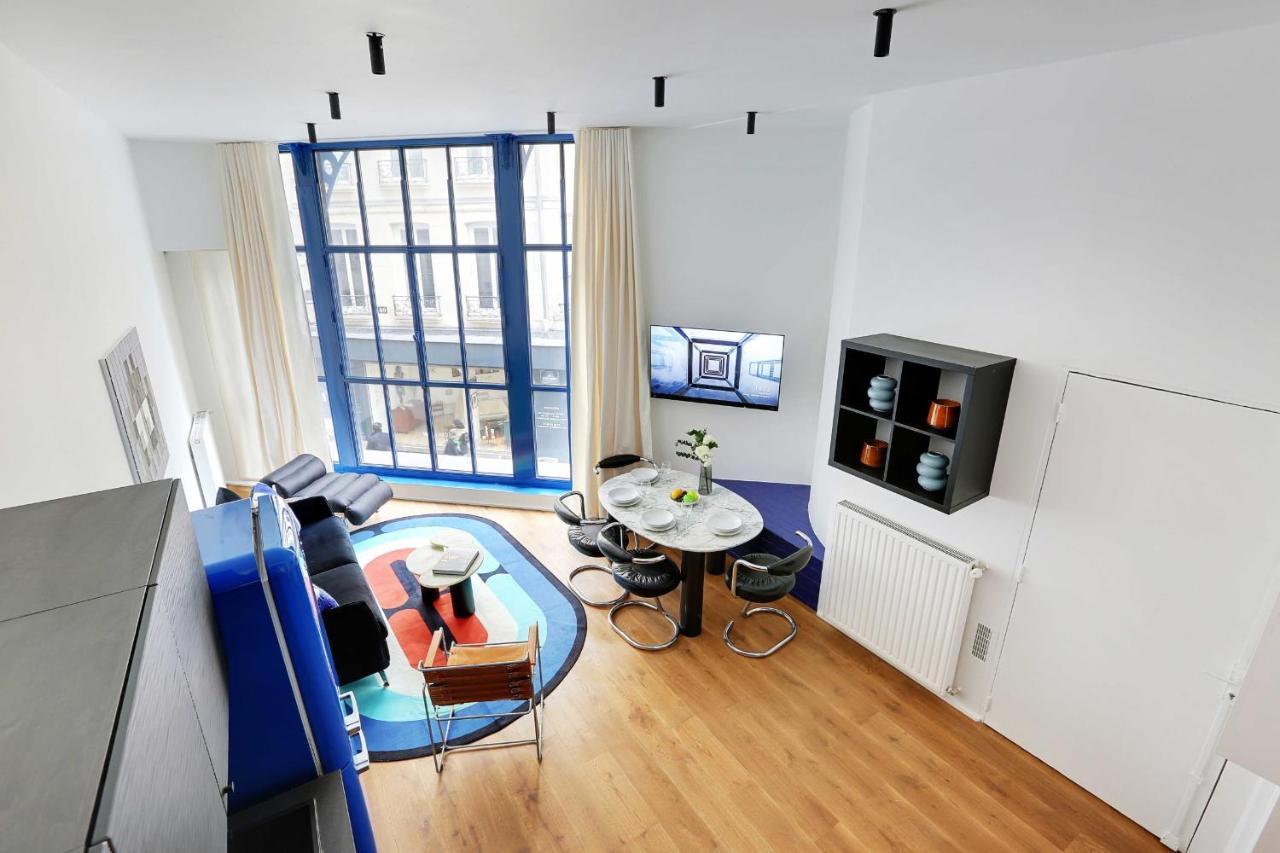 Stylish Parisian Loft 1Br6P - Sentier City Center Bagian luar foto