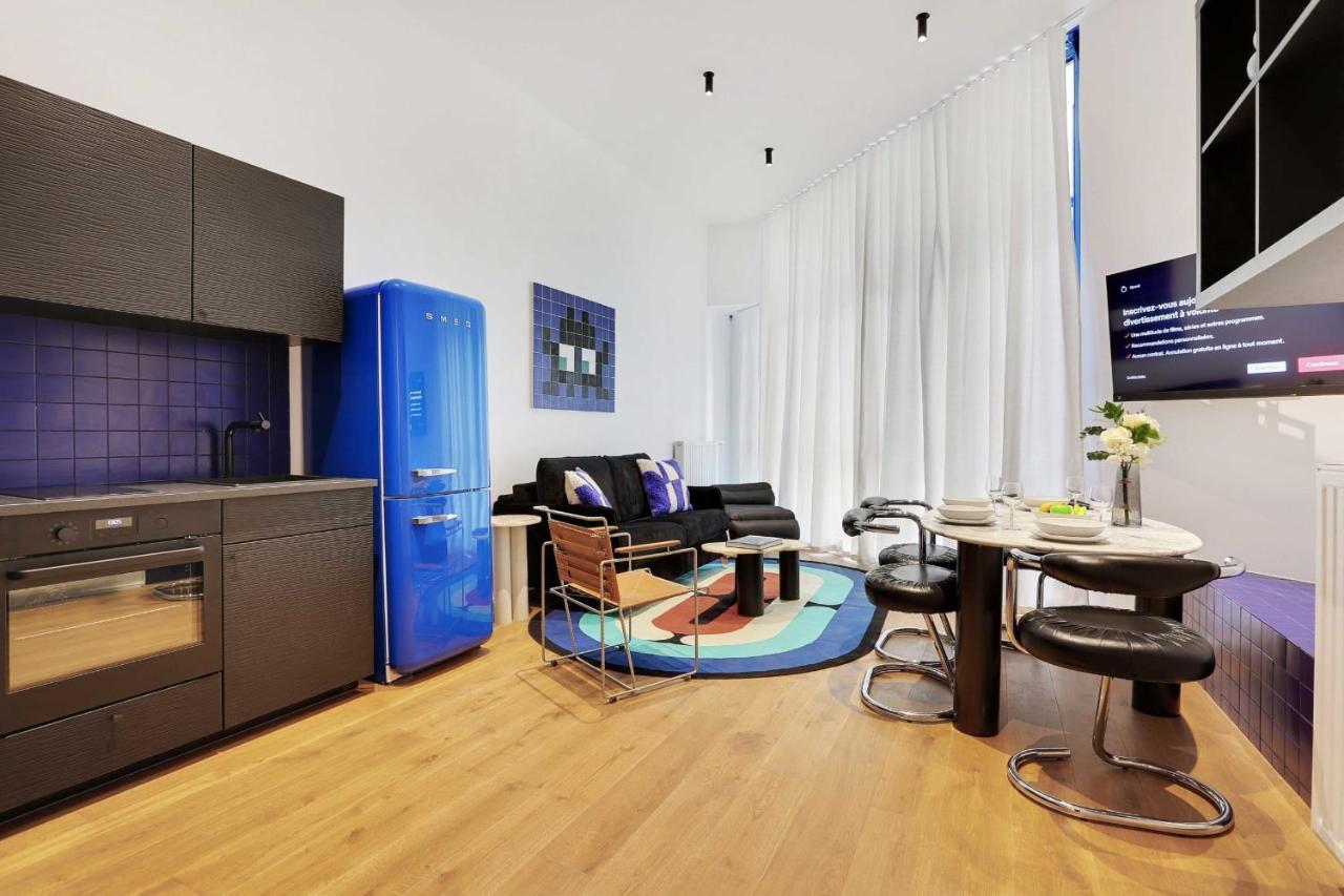 Stylish Parisian Loft 1Br6P - Sentier City Center Bagian luar foto