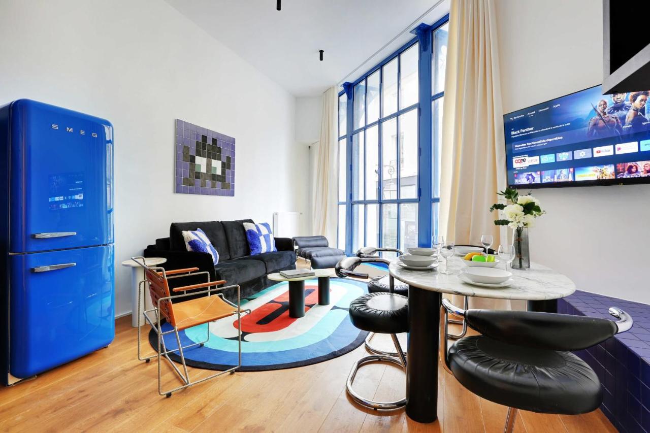 Stylish Parisian Loft 1Br6P - Sentier City Center Bagian luar foto