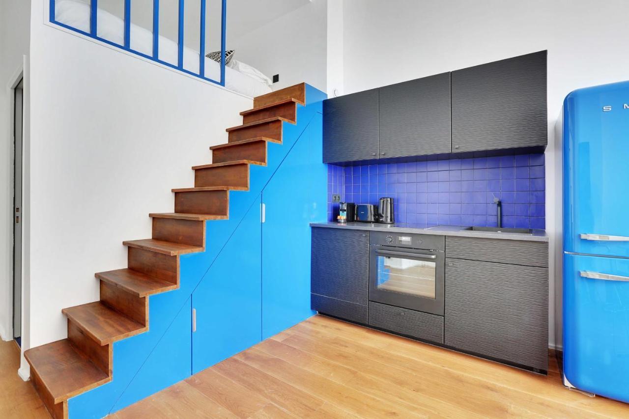 Stylish Parisian Loft 1Br6P - Sentier City Center Bagian luar foto