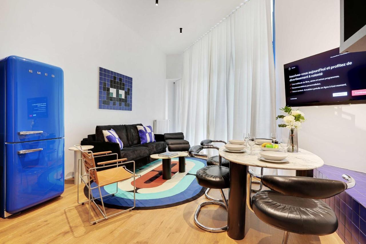 Stylish Parisian Loft 1Br6P - Sentier City Center Bagian luar foto