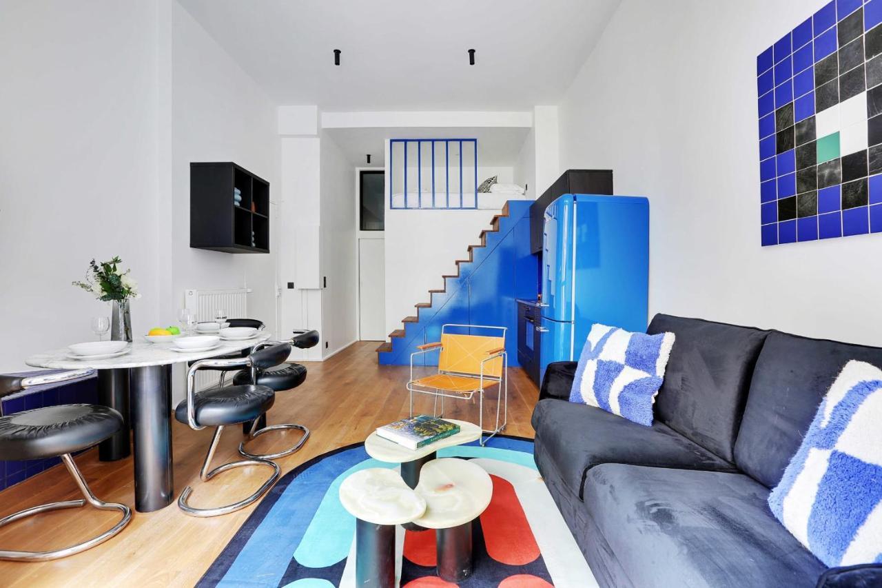 Stylish Parisian Loft 1Br6P - Sentier City Center Bagian luar foto