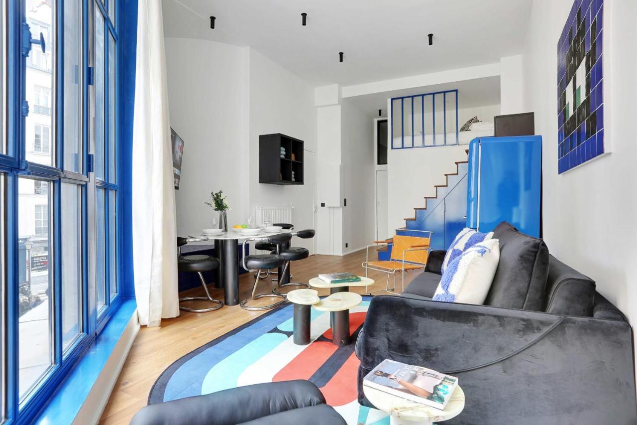 Stylish Parisian Loft 1Br6P - Sentier City Center Bagian luar foto